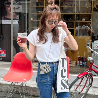 Round neck short-sleeve T-shirt