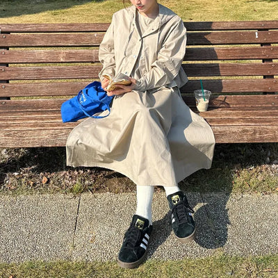 One-piece set with hoodie jacket