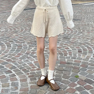 Wave Short Knit Pants