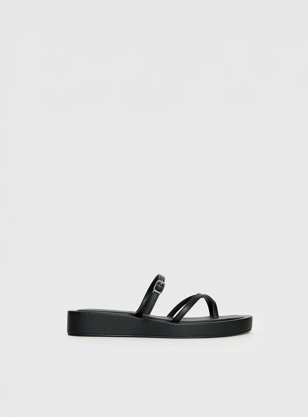 Riki Mini Belt Sandals Black