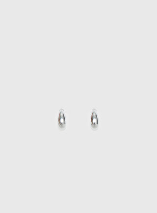 Avaline Stainless Steel Stud Earrings Silver