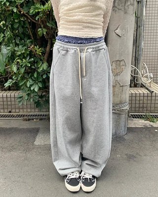 Sweatpants with Layered Point Pants