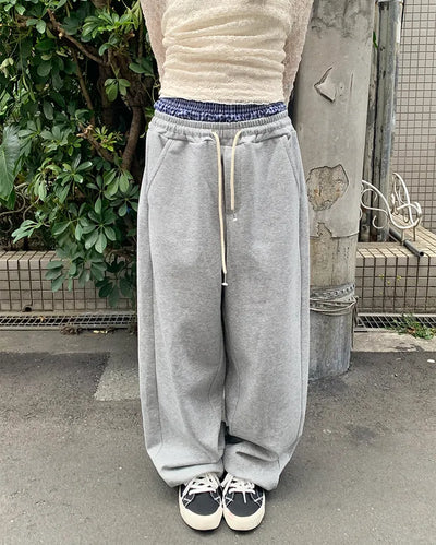 Sweatpants with Layered Point Pants