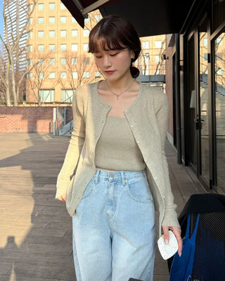 Camisole set cardigan