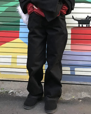 Basic straight cotton pants