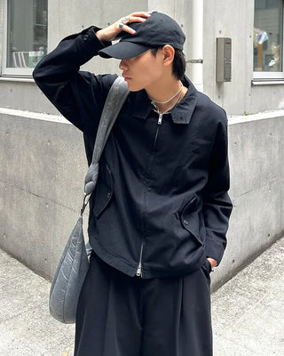 Side pocket zip-up jacket