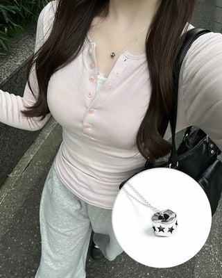 Punching Star Necklace