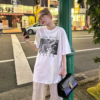 Square print T-shirt