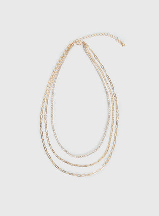 Gleaming Necklace Gold