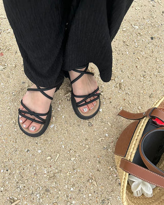 Strap summer platform sandals