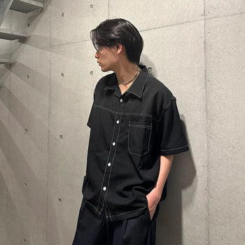 Stitched Half-Sleeve Shirt