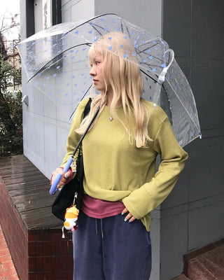 Waffle Crop Long Sleeve