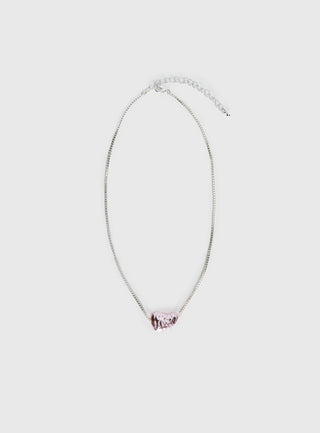 Living Large Pendant Necklace Pink