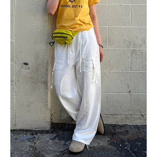 Strap cargo pants
