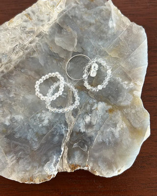 Clover bead ring