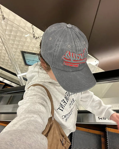 Stitch Lettering Wash Cap