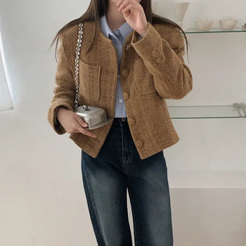 Tweed wool jacket
