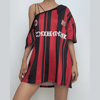 Off-shoulder Striped Top - Final Sale