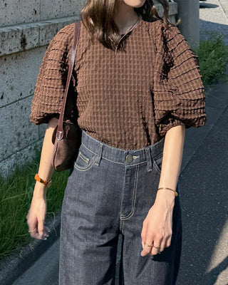 Big puff blouse