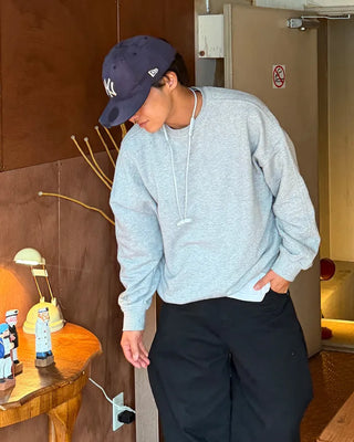 Supima cotton panel sweatshirt