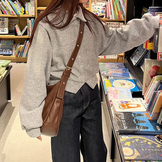 Balloon sleeve cardigan