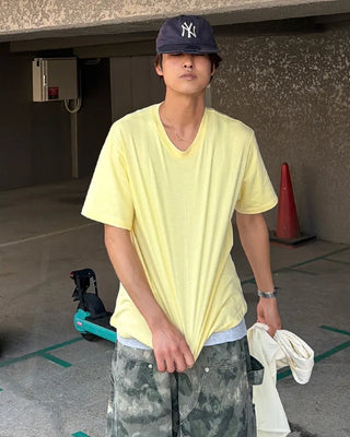 Colored cropped t-shirt