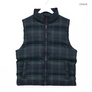 (Unisex) Checkered Padded Vest