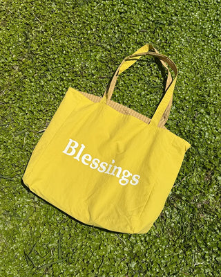 Blessings Lettering Big Tote Bag