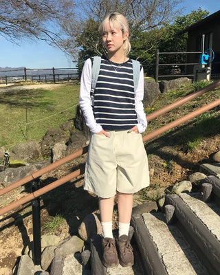 Bermuda cotton pants