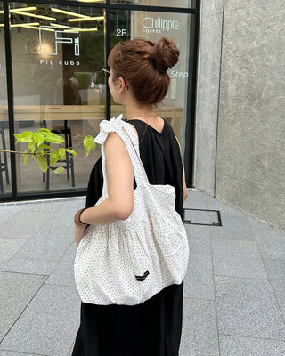 Dot Shirring Eco Bag