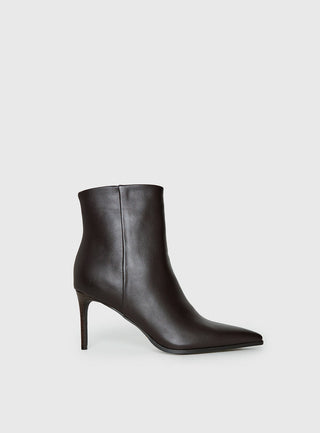 Billini Yordan Pointed Toe Ankle Boots Dark Cacao