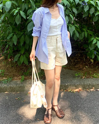 Basic cotton shorts