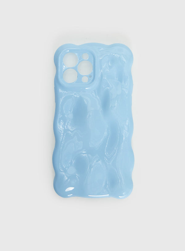 Wispy iPhone Case Blue