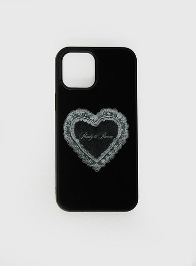 Ready To Receive iPhone Case Black
