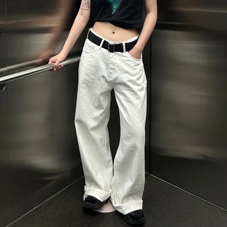Cotton wide-leg pants