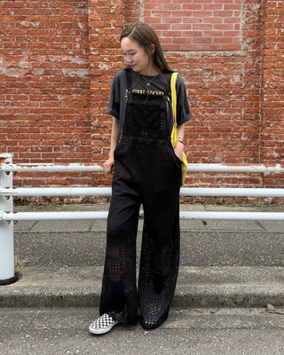 Square perforated overalls