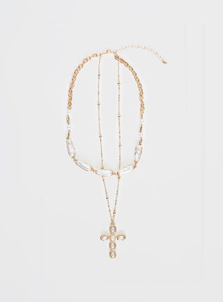 Isabellah Pearl Necklace Pack Gold