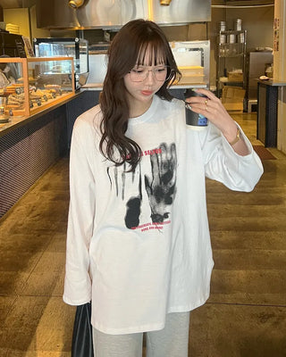 Slit Loose Fit T-Shirt