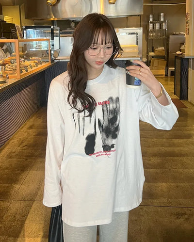 Slit Loose Fit T-Shirt