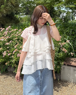 Muffler set Kankan sleeveless