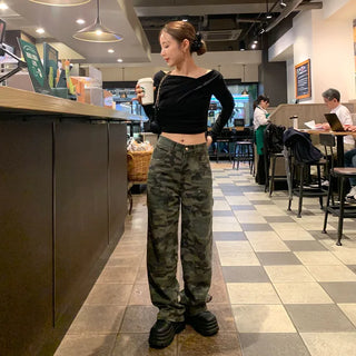 Camouflage Pattern Cargo Pants