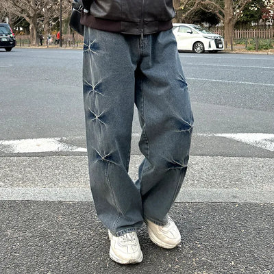 (Unisex) Patterned Curve Denim
