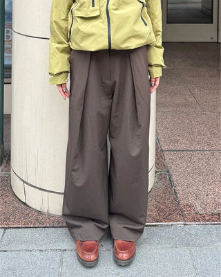 (Unisex) Wrap-design wide-leg slacks