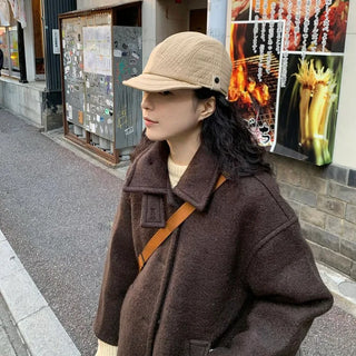 Quilted design cap
