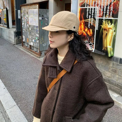 Quilted design cap