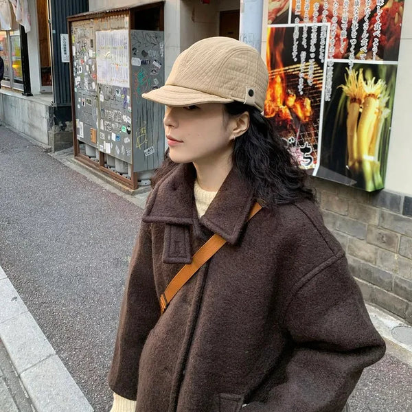 Quilted design cap