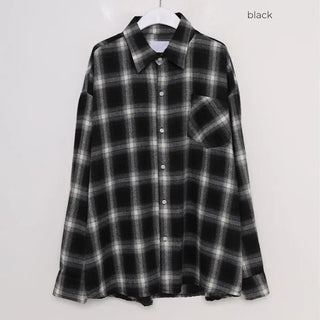 (Unisex) Ombre Check Shirt