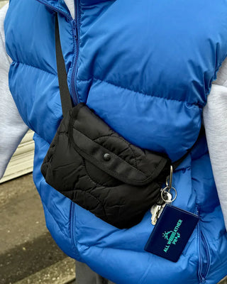 Mini quilted cross bag