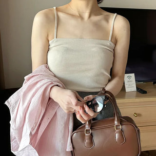Basic Square Sleeveless Top