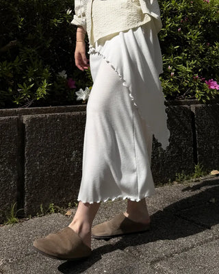 Frilled layered skirt